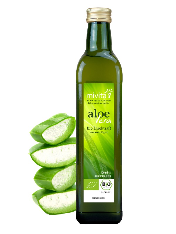 Bio Aloe Vera Direktsaft 500 ml - auch für Tiere